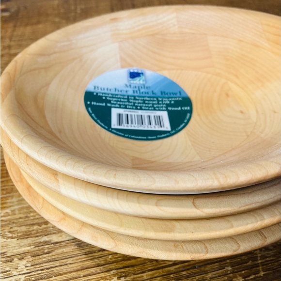 Snow River Other - NEW MAPLE WOOD BOWLS(4)